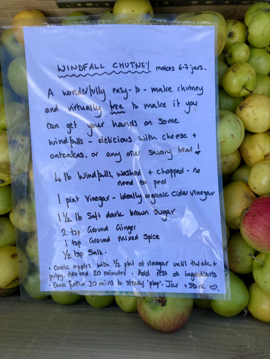 Recipe for Windfall chutney